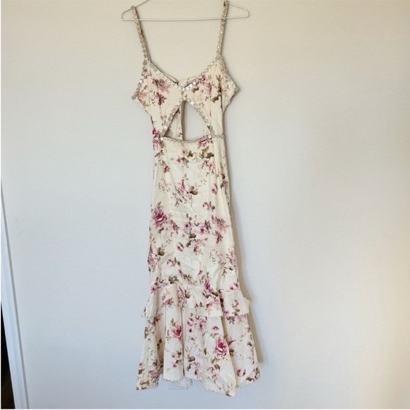 V. Chapman Luna Floral Midi Dress NWT - Picture 6 of 14